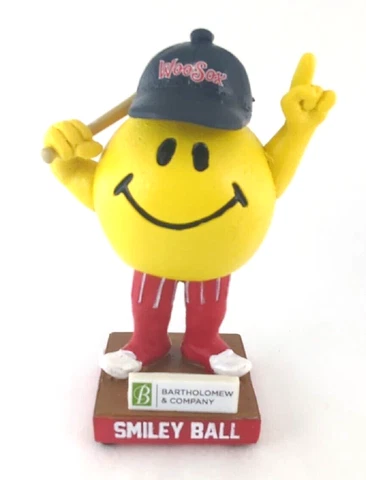 * Smiley Ball Worcester Red Sox WooSox Mascot Bobblehead Polar Park SGA 2022 Cover