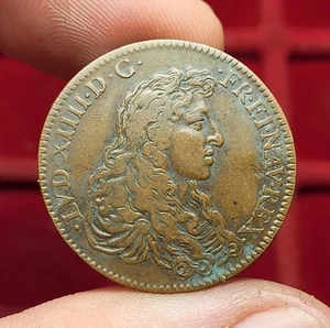 #111-4 ~ Token / Jeton - LOUIS XIV - PARTIES ET REVENUS CASUELS 1667 - F.2636 - Picture 1 of 2