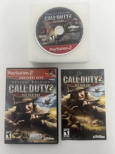 Call of Duty 2 Big Red One - Special Edition (Playstation 2, PS2) CIB - TESTED - Picture 1 of 10