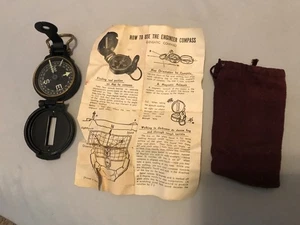 Brújula militar lentemática ingeniero vintage 12BX - Imagen 1 de 6
