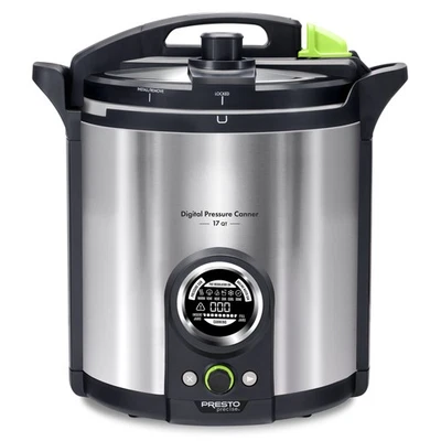 Presto Precise 17 Qt Electric Pressure Canner, Stainless Steel, Silver(Open Box) - Image 1 of 4
