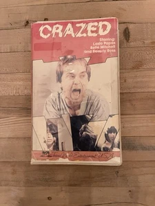 Crazed VHS 1984 Trans World Entertainment - Rare Horror Thriller! - Picture 1 of 4