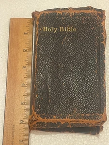 KJV Sacra Bibbia c.1915 Edizione Illustrata Collin’s Clear Type - Foto 1 di 21