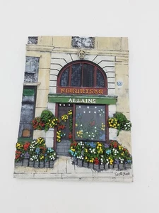 Azulejo de pared Scott Steele 3D floristería tienda Allains Europa frente de tienda - Imagen 1 de 9