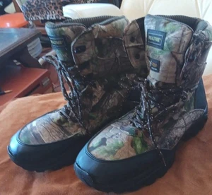RealTree 3M Thinsulate Ultra Insulation 400 grams Hunting Camo Boots Size 12 - Picture 1 of 7
