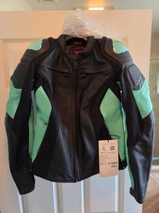 Dainese RACING 4 WOMEN'S MOTORCYCLE LEATHER JACKET - Picture 1 of 14