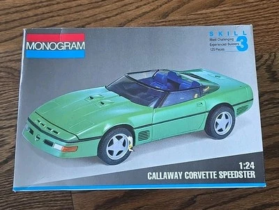 Monogram 1:24 Scale Callaway Corvette Speedster Model Kit #2958 - Image 1 of 4