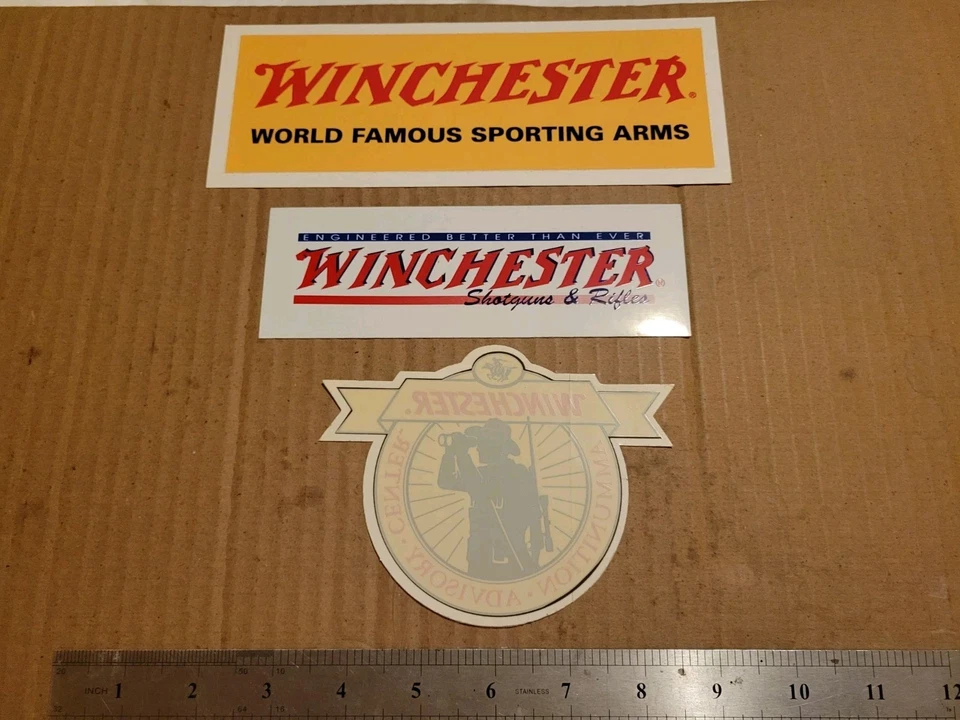 3 Winchester Decals Stickers - Image 1 of 1