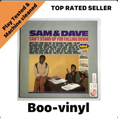 Sam & Dave - I Can't Stand Up For Falling Down  Lp Vinyl Record Soul Funk EX/EX - Image 1 of 4