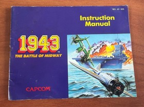Nintendo NES 1943: The Battle of Midway 1988 (INSTRUCTIONS MANUAL ONLY) NO GAME