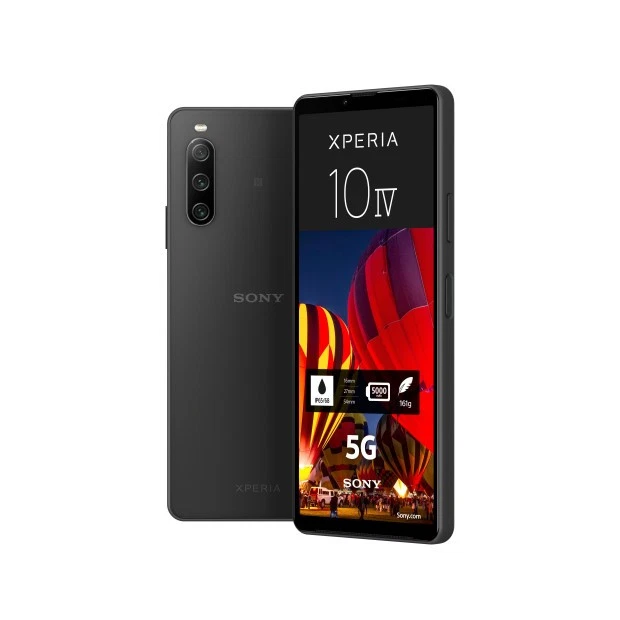  Sony Xperia 10 IV 5G 128GB black schwarz Smartphone 6 Zoll OLED Android 12 - Bild 1 von 1