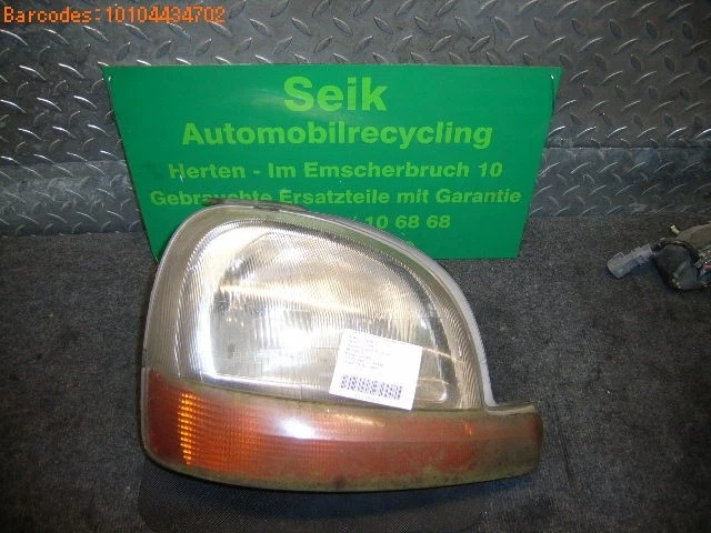 Hauptscheinwerfer rechts RENAULT Kangoo (KC) 106254 km 4434702 1999-01-26 - Bild 1 von 1