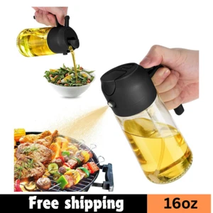 16Oz Olive Oil Dispenser Bottle for Kitchen - 2 in 1 Oil Dispenser an - Picture 1 of 6