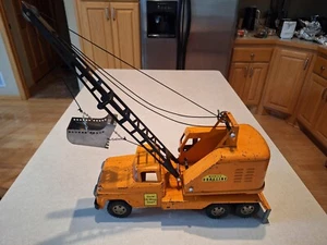 Tonka 1960 Mobile Drag Line Crane: Rare Vintage Tonka: Replacement Scoop & Cord - Picture 1 of 19