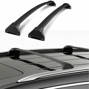 2Pcs Fits for Acura MDX 2014-2019 Aluminum Roof Rail Rack Cross Bar Crossbar - Picture 1 of 7
