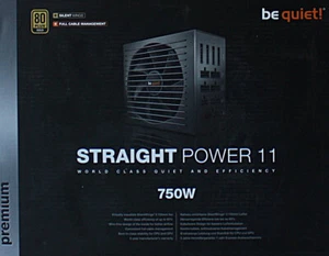 be quiet! STRAIGHT POWER 11 PC Netzteil ATX 750W BN283 (4LK14N) - Bild 1 von 2