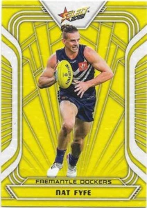 2022 Select Footy Stars Fractured Acid Yellow (FY64) Nat FYFE Fremantle 092/145 - Bild 1 von 1