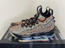 lebron 15 multicolor black