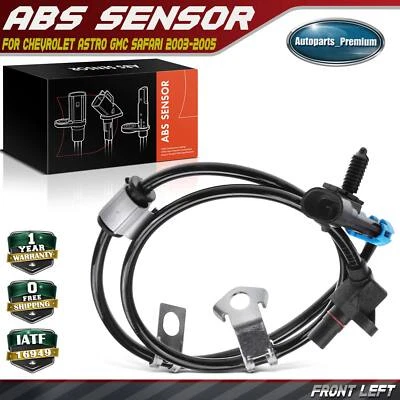 ABS Wheel Speed Sensor for Chevrolet Astro GMC Safari 2003-2005 Front Left AWD - Image 1 of 4