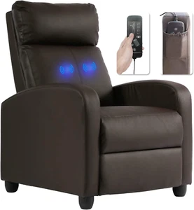 Recliner Chair for Living Room Massage Recliner Sofa Single Sofa Home Theater Se - Picture 1 of 8