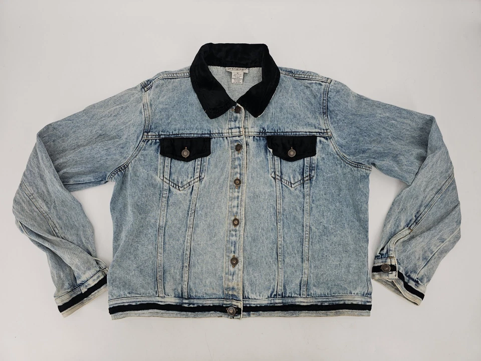 Винтажный Y2K джинсовой ткани куртка Jeanology Jean размер 18 - Изображение 1 из 4