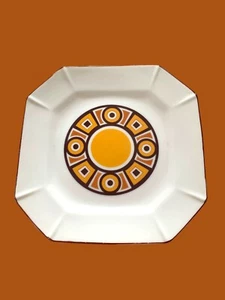 Vtg Siena Ware By Imperial Octagon Salad/Desert Plate Japan 70s MCM 7.5” 1970s - Picture 1 of 3