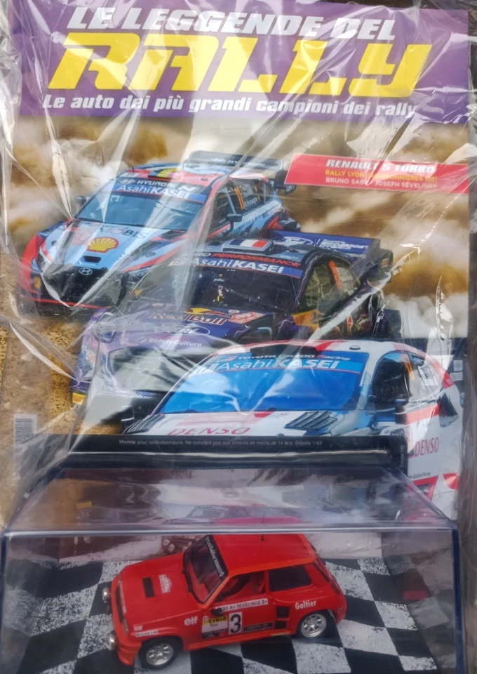 RENAULT 8 TURBO RALLYE LYON-CHARBONNIÈRES 1981 LE  LEGGENDE DEI RALLY N.#18 1:43 - Immagine 1 di 4