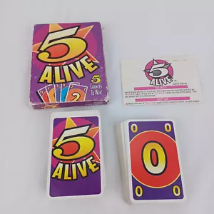 Vintage 1994 5 Alive Card Game Mattel International Games UNO Complete - Picture 1 of 12