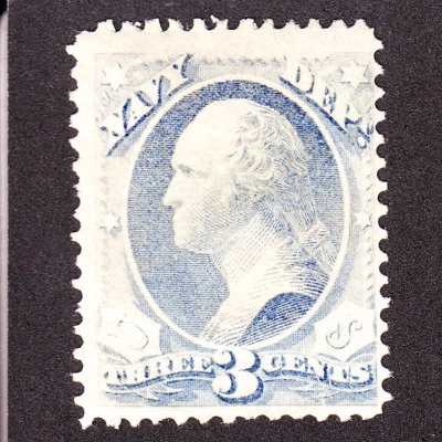 US O37 3c Navy Department Mint F-VF OG H SCV $170 - Image 1 of 2