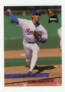 1x Robb Nen - Texas Rangers - 1993 Fleer Ultra Gold ROOKIE 633