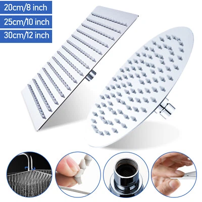 Kopfbrause Duschkopf Edelstahl Wasserspar Regendusche V304 Dusche Brause Luxus - Bild 1 von 4