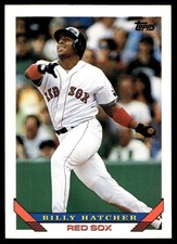 1993 Topps Billy Hatcher Boston Red Sox #725