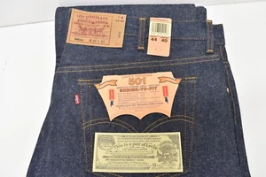 Jeans Levis Shrink To Fit 1994 501 XX de colección 44x40 azules nuevos con etiquetas hechos en EE. UU. - Imagen 1 de 16