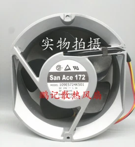 1 pcs Sanyo 109E5724K501 24V 31.20W 172X51MM 3-wire cooling fan - Picture 1 of 2