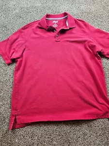Duluth Trading Co Polo Shirt Adult XL Red Short Sleeve Collar - Picture 1 of 5