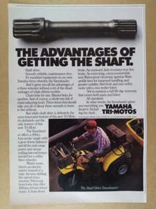 1983 Yamaha Tri-Moto 200 ATV vintage print Ad - Picture 1 of 1