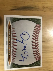 DENNY MCLAIN Signed Autograph Baseball Card Detroit Tigers AUTO - Picture 1 of 2