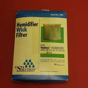 NEW Vista Solutions Humidifier Filter #846, Fits Holmes White-Westinghouse Halls - Bild 1 von 3