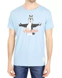 The Original Retro Brand Vintage Cotton Hamms Tee Small Carolina Blue 133326 - Picture 1 of 8