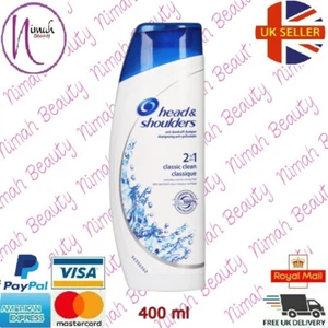Head & Shoulders Classic Clean 2 In 1 Shampoo & Conditioner 400ml  - Picture 1 of 6