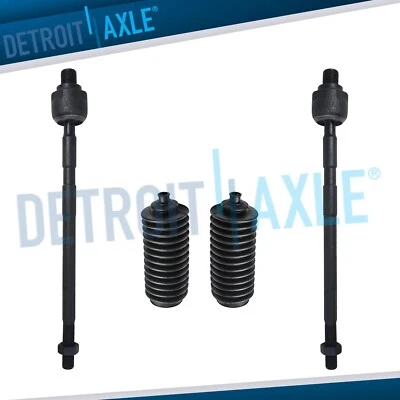 Kit de bota de piñón con extremo de varilla de amarre interior delantero de 4 piezas para Kia Rio 2001 2002-2005 Foto 1 de 4