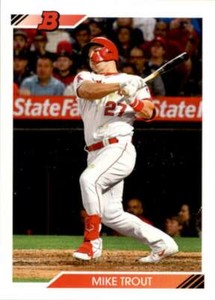 2020 Bowman Heritage #1 Mike Trout Los Angeles Angels 