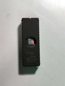 M27C1001 150nS 128Kbx8 UV Eprom memory PDIP-32 STM tested erased x1 pcs - Bild 1 von 1