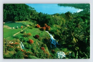 AK Flugzeug Pan Am American Airways Jamaika 60er Jahre unbespielt Chrom - Bild 1 von 2