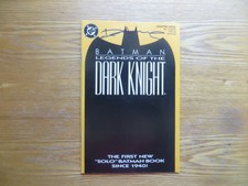 1989 BATMAN LEGENDS OF THE DARK KNIGHT # 1 ORANGE SIGNED BY DENNY ONEIL  POA