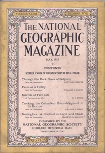 national geographic-MAY 1925-MARVELS OF FERN LIFE. - Bild 1 von 2