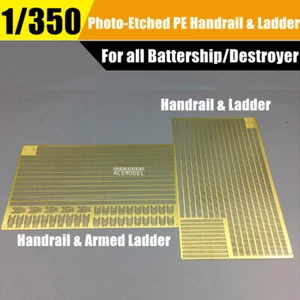 1/350 Battleships/Aircraft Carriers Photo-Etched PE Set Railing&Ladders&Stairs - Picture 1 of 7
