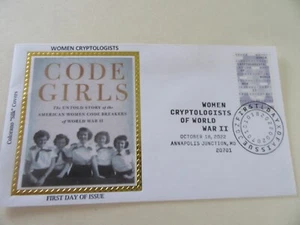 Women Cryptologists Of WWII "Code Girls" 2022 Fdc Colorano Cover (With Spotting) - Picture 1 of 3