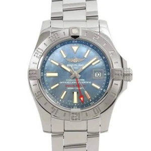 BREITLING Avenger II GMT A32390 Japan Limited Blue Shell Dial Mens 90254200 - Picture 1 of 8