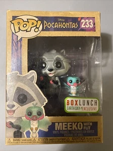 Funko Pop! Disney Pocahontas #233 MEEKO con FLIT BoxLunch EarthDay Exclusivo - Imagen 1 de 6
